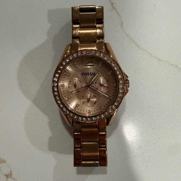 Women\'s Riley Rose Gold Plated Stainless Steel Bracelet Watch main image 5